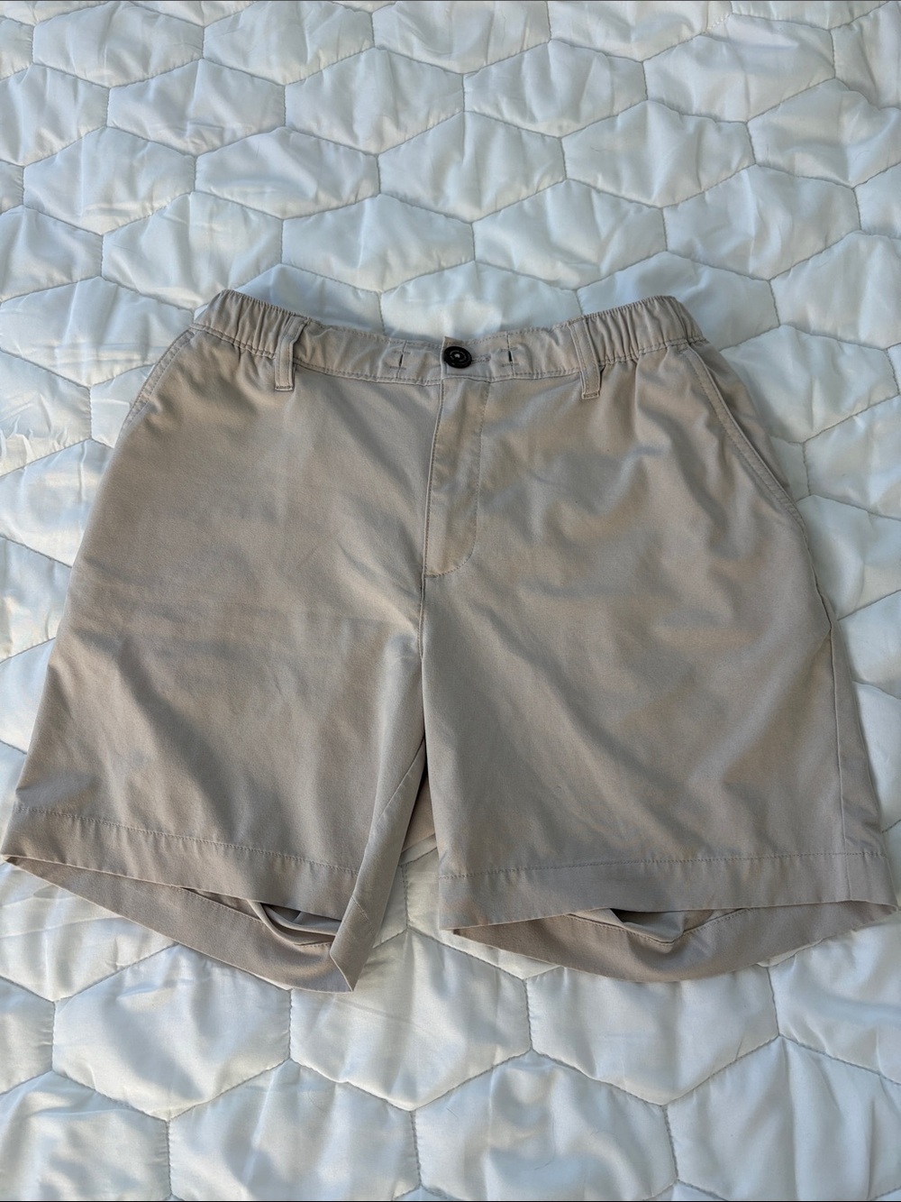 chubbies Tan Flat Front Casual Shorts